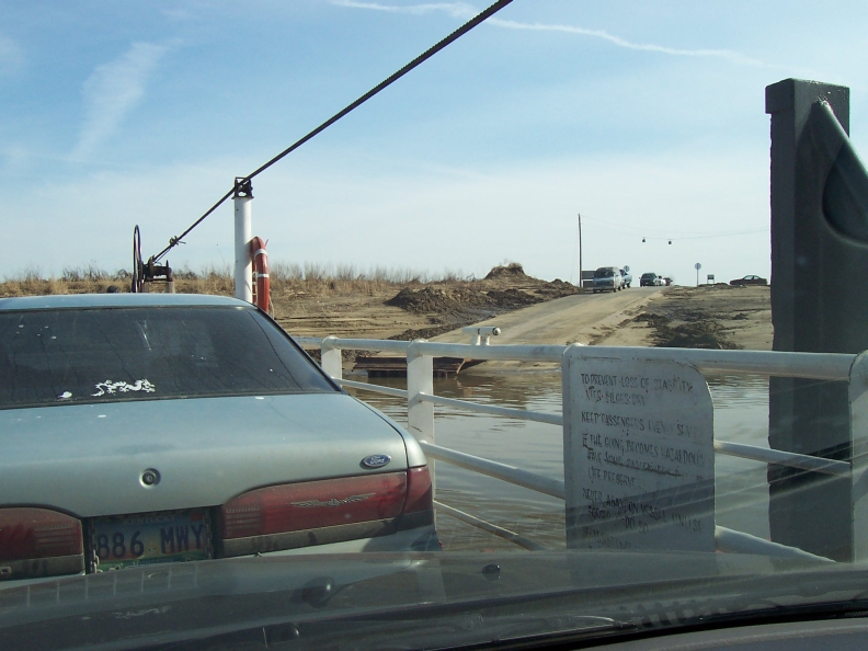 The Cave-in-Rock Ferry Kentucky Approach