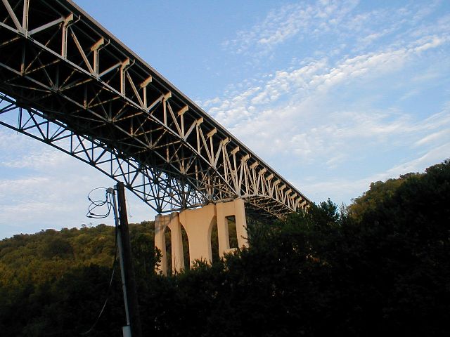 South end of the bridge viewed from KY 2328.