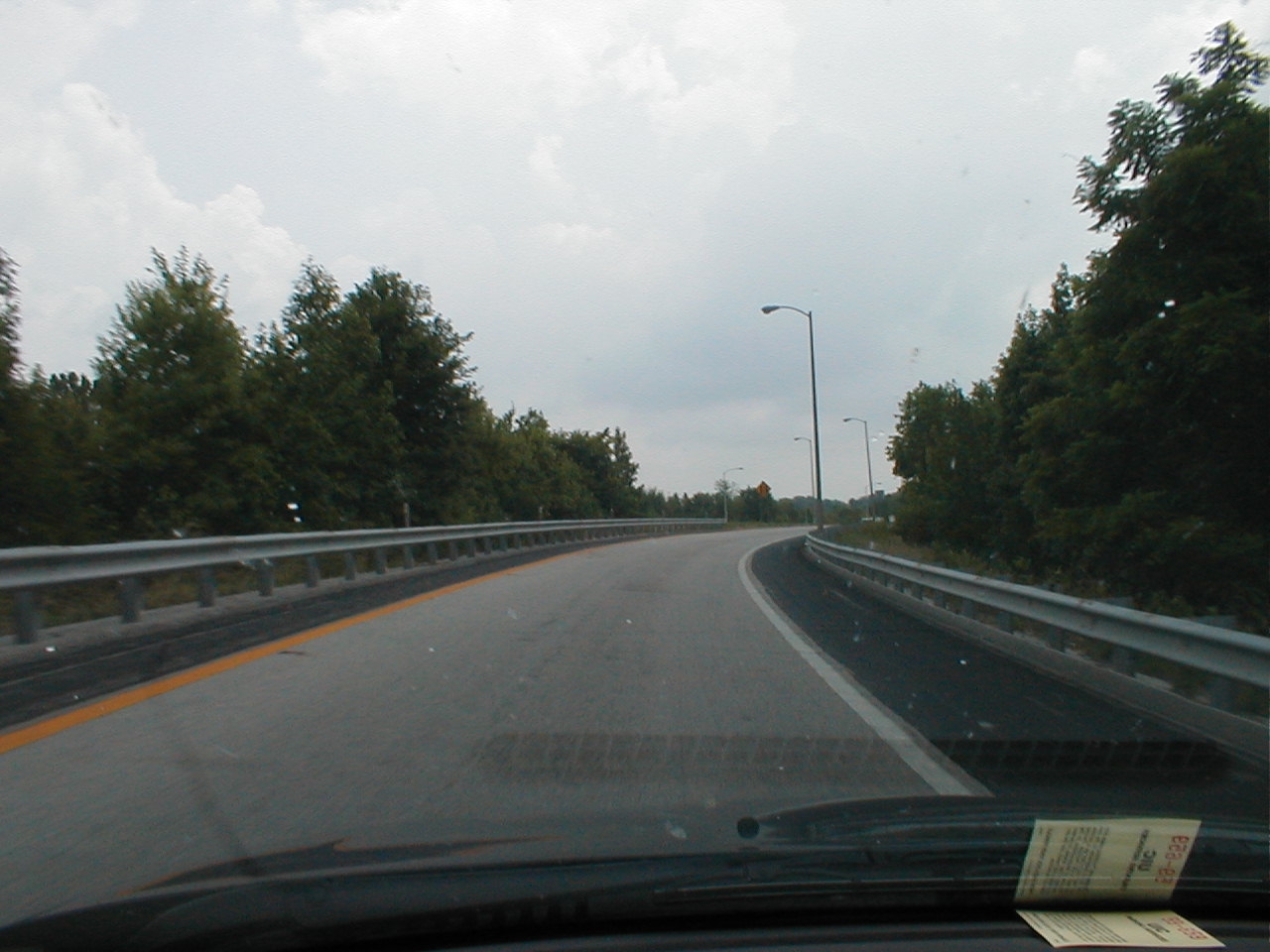 Ramp from northbound I-65 to the parkway.