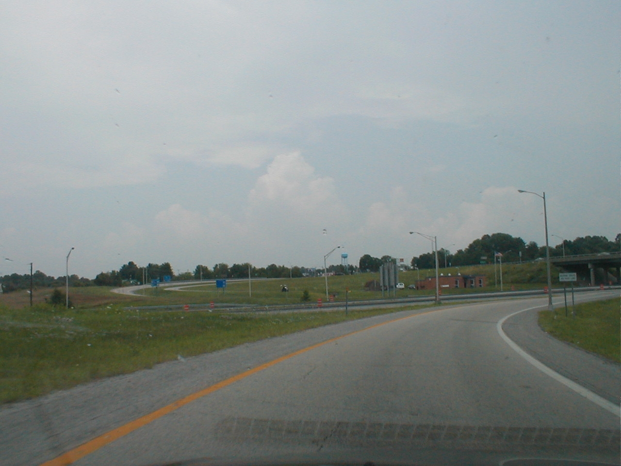 Enterting the parkway heading east at exit 62.