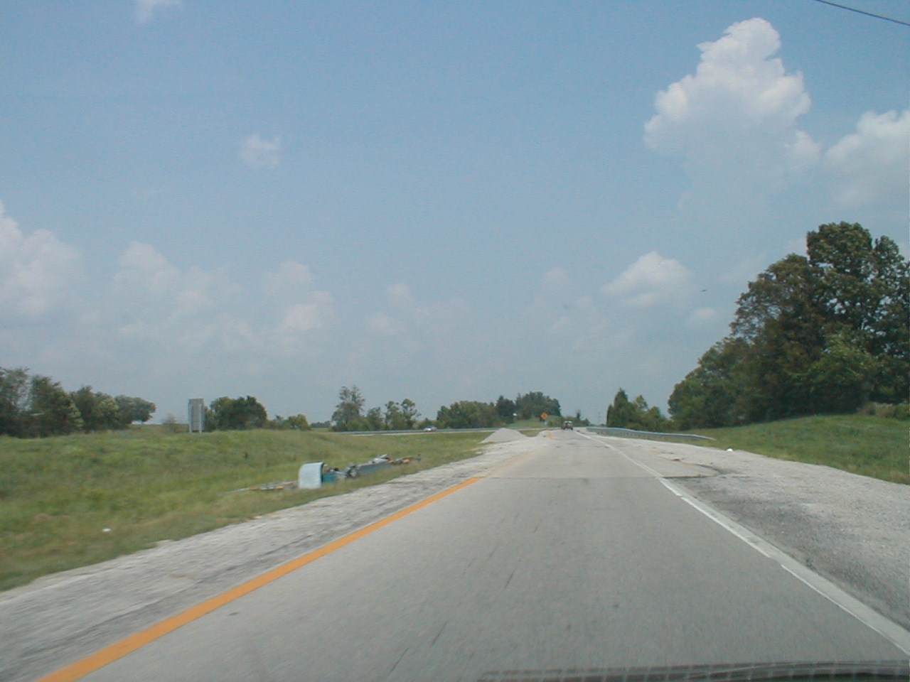Former toll booth entering the parkway at Exit 78.