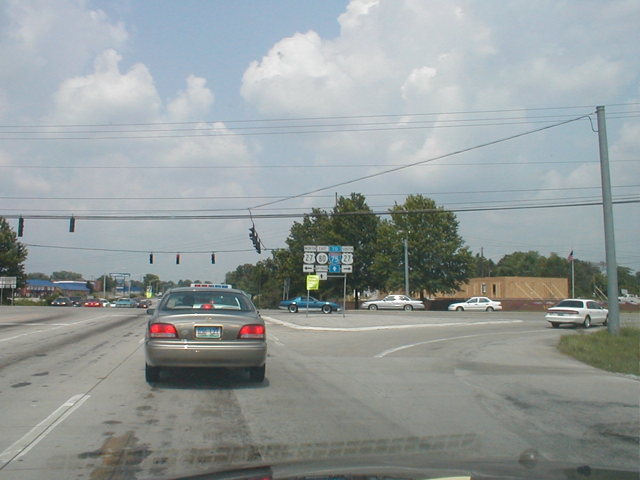 Signage at the eastern terminus of the parkway.