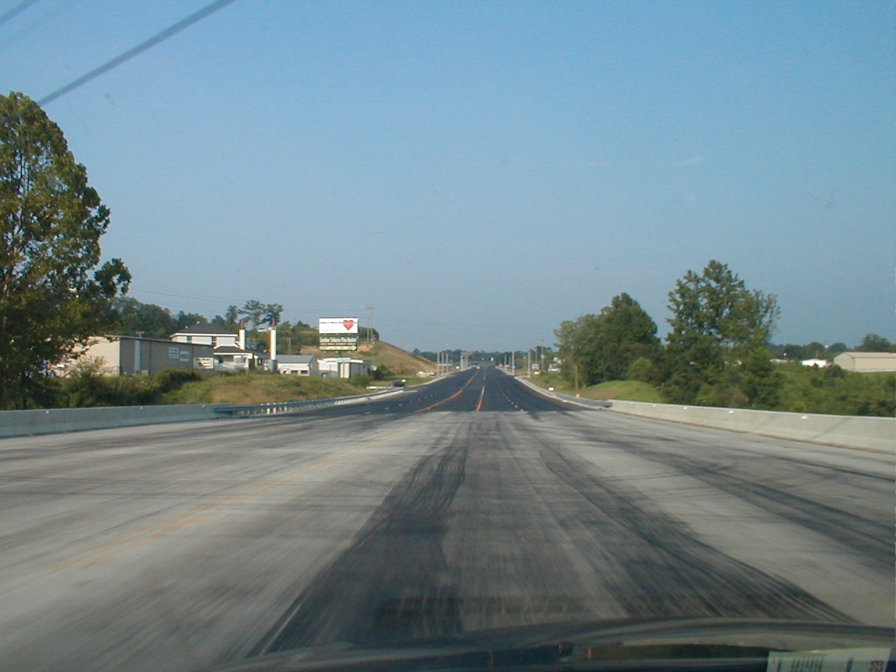 The western end of the parkway has been recently reconstructed.