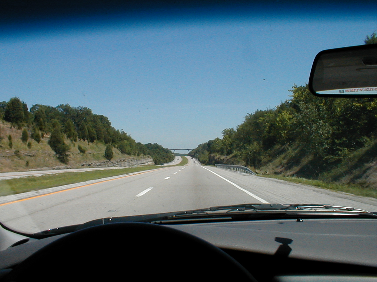 Overpass viewed while driving south.