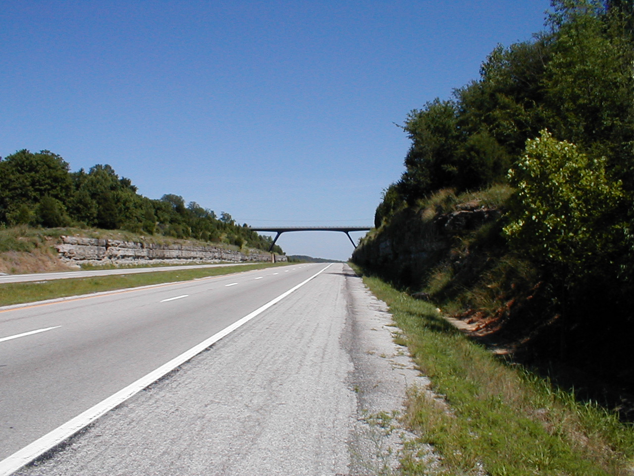 Overpass viewed while driving south.