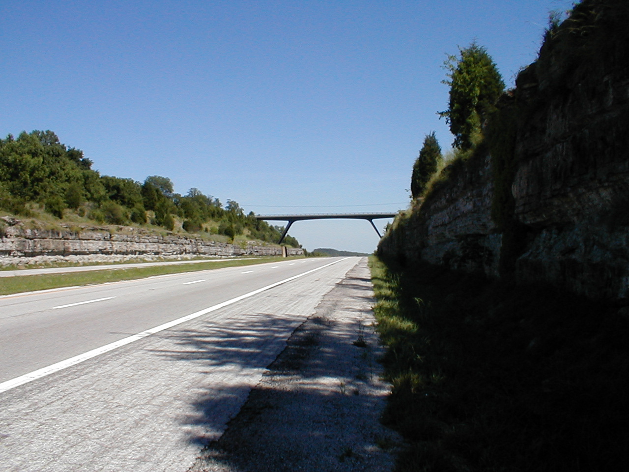 Overpass viewed while driving south.