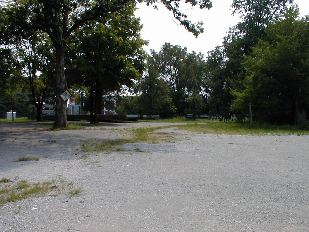 Several of the I-beams can be seen.