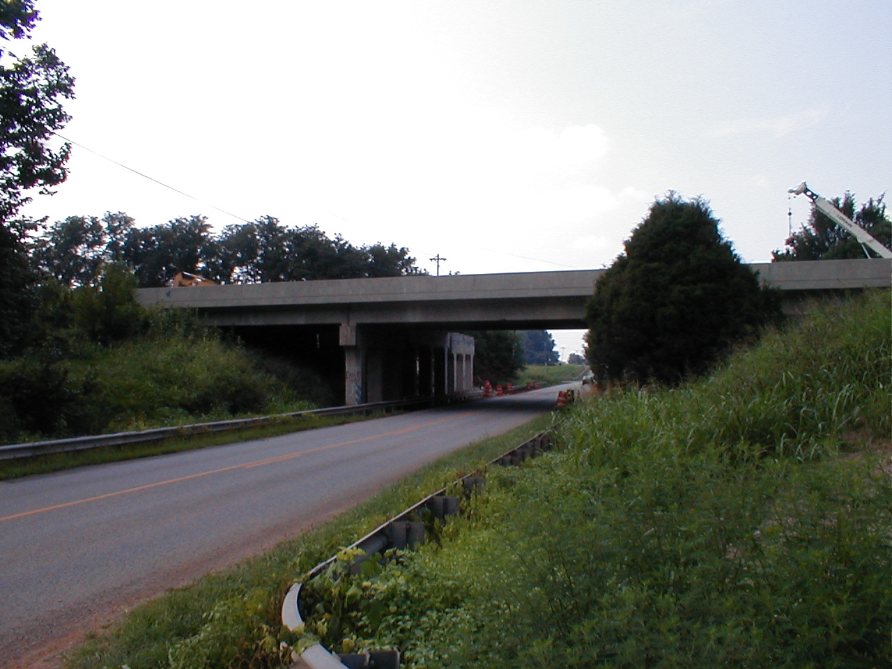 This bridge is currently being widened.