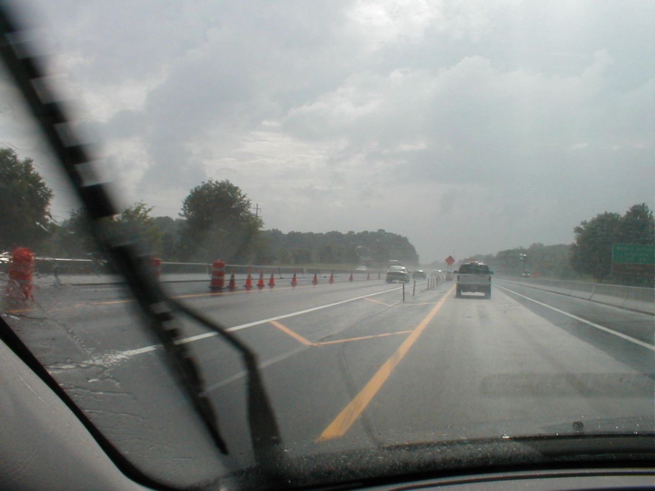 Picture taken at the beginning of the split.