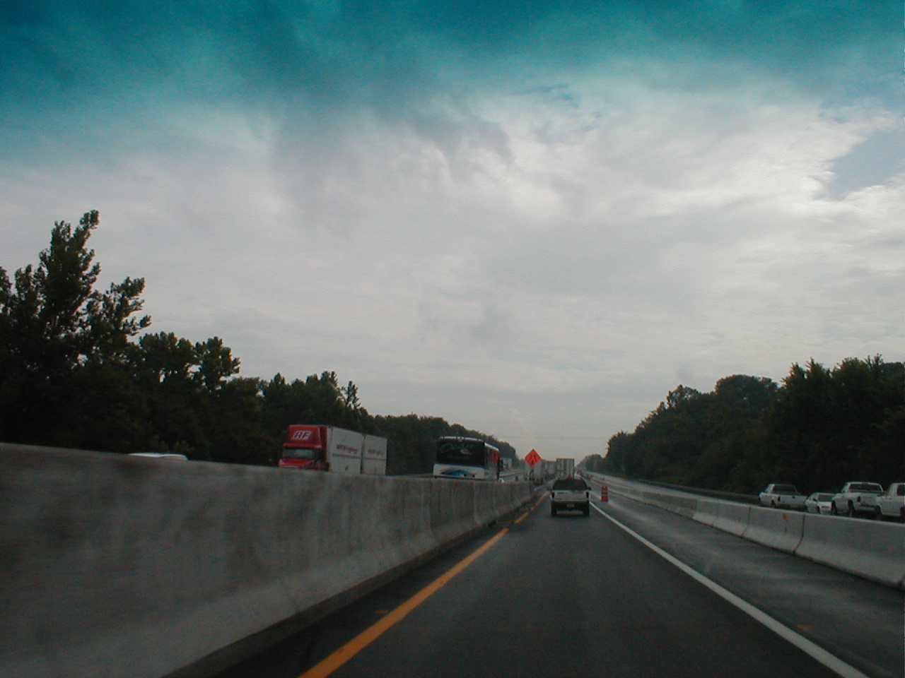 The end of the unusual traffic split.