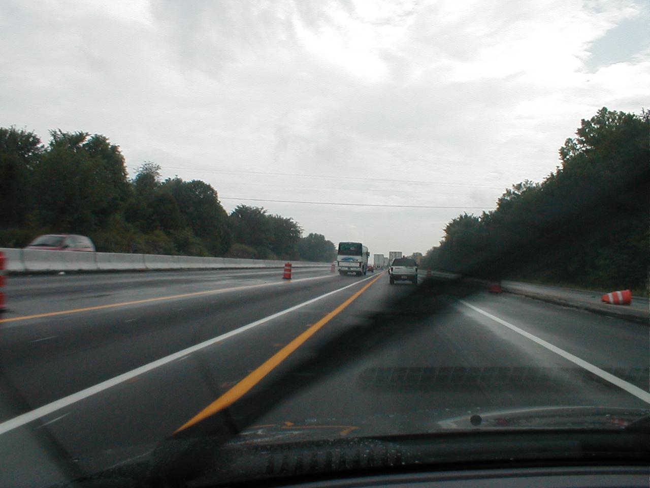 The end of the unusual traffic split.