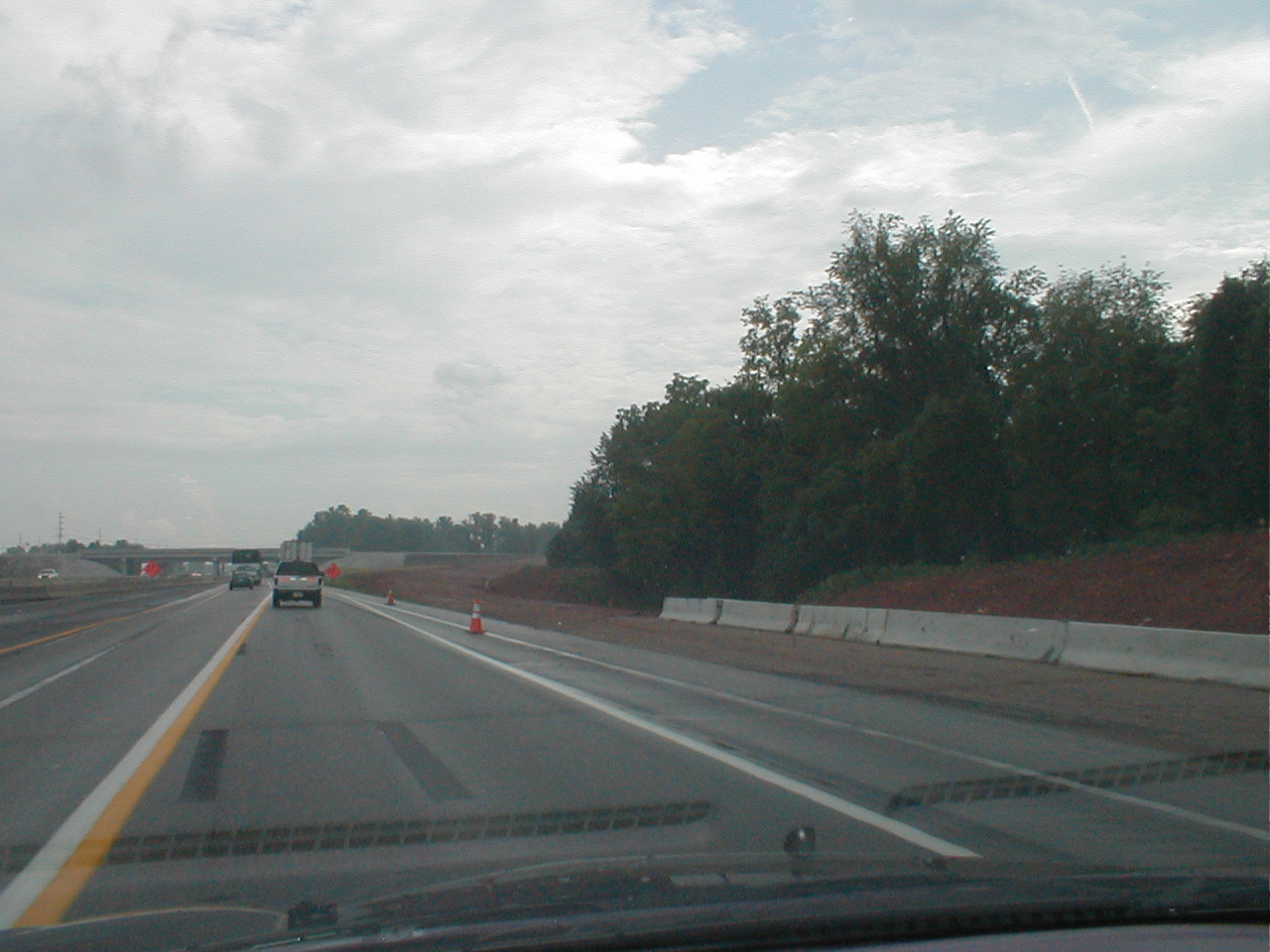 The end of the unusual traffic split.