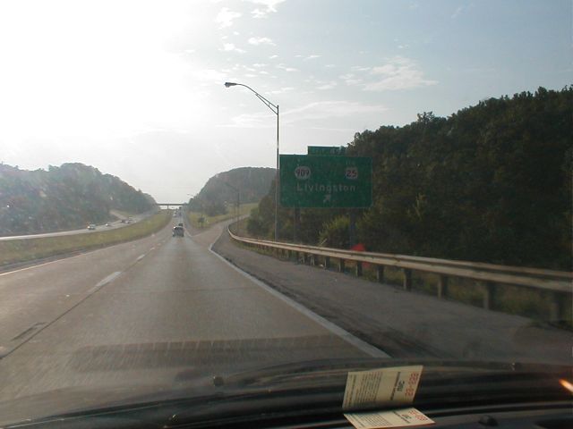 Signage for KY 909 at I-75 Exit 49 in Laurel County. (July 5, 2003)