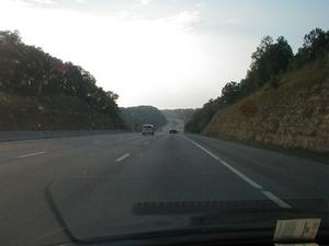 I-75 near Lake Linville in Rockcastle County (July 5, 2003)