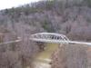 Former KY 7 bridge over Little Sandy River near Newfoundland.