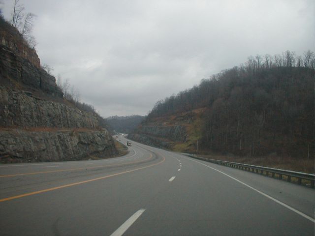 KY 3 heading towards Inez in Martin County (January 3, 2003)