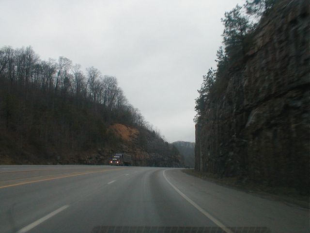 KY 645 heading away from Inez in Martin County (January 3, 2003)