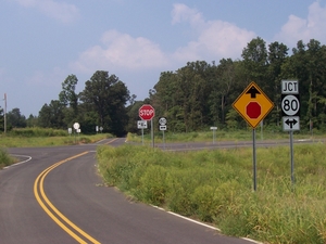 Newly constructed stretch of KY 80 in Calloway County (Sept. 5, 2005).