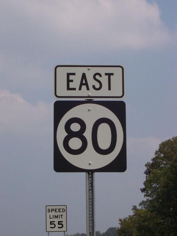 Newly constructed stretch of KY 80 in Calloway County (Sept. 5, 2005).