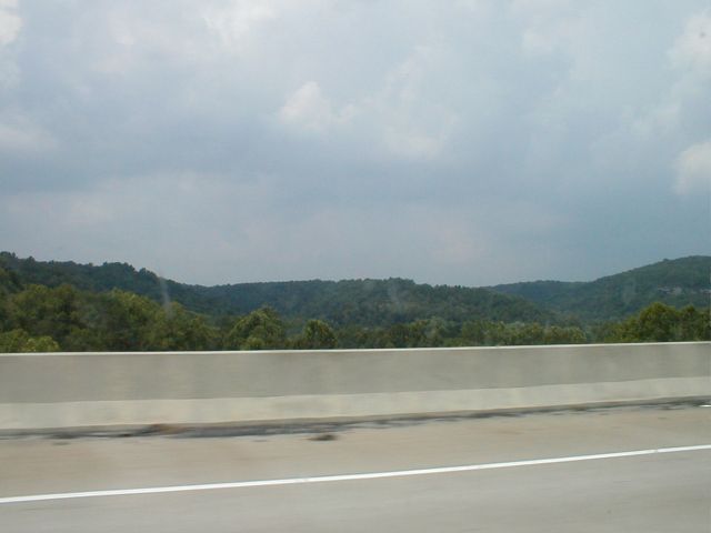 KY 80 crossing the Rockcastle River between Pulaski and Laurel Counties. (July 6, 2003)