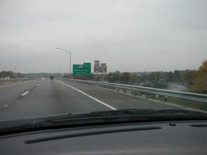 Signage indicating that US 231 is now routed on the eastern end of the US 60 By-pass. (October 26, 2002)