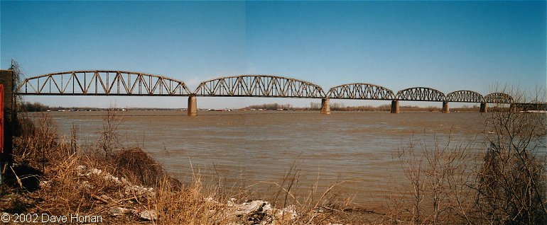 Illinois Central (Canadian National) Railroad Bridge at Cairo, Illinois