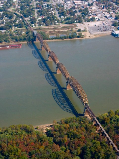 Illinois Central (Canadian National) Railroad Bridge at Metropolis, IL