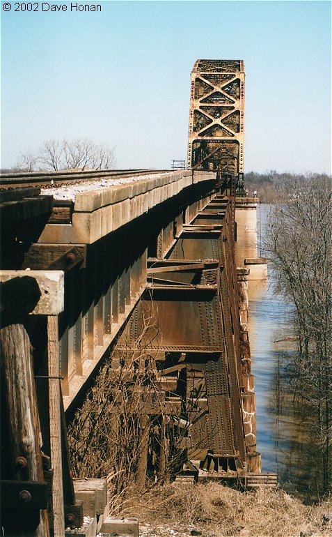 Illinois Central (Canadian National) Railroad Bridge at Metropolis, Illinois