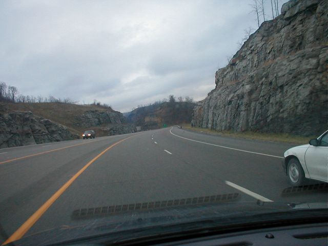 US 23 in Letcher County (January 2, 2003)