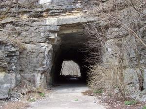 Daniel Boone tunnel along US 68 in Jessamine County.