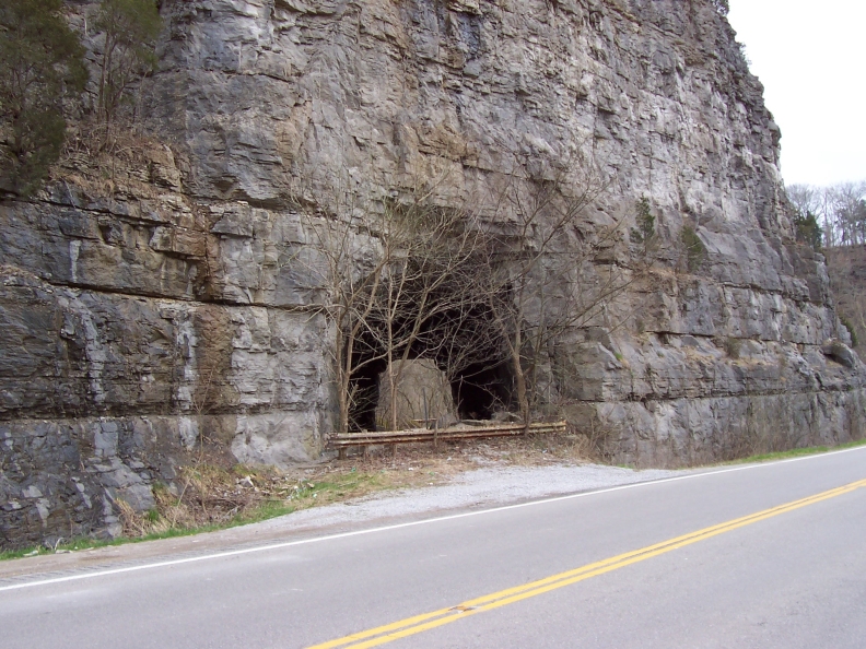 Daniel Boone tunnel along US 68 in Jessamine County.