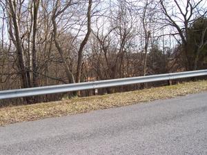 Western Kentucky Parkway's Old Connector: Guard Rails